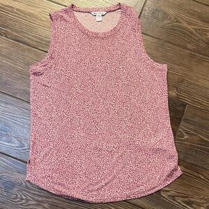 Athleta Women's Breezy Tank, Micro Cheetah, Size L